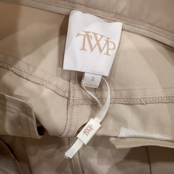 TWP Howard Twill Wide Leg Pants High Rise Women's - Picture 7 of 8